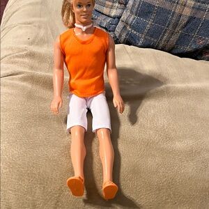 Orange and White Kids Toy Doll